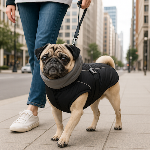 Manteau-pour-chien-mouvement-libre