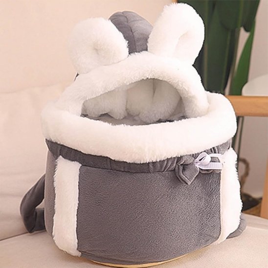Sac-de-transport-chien-gris
