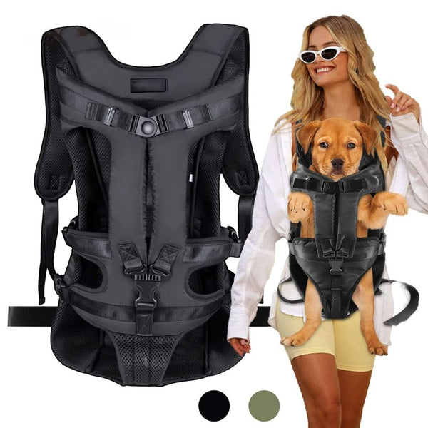sac-de-transport-chien-noir-benepawDog